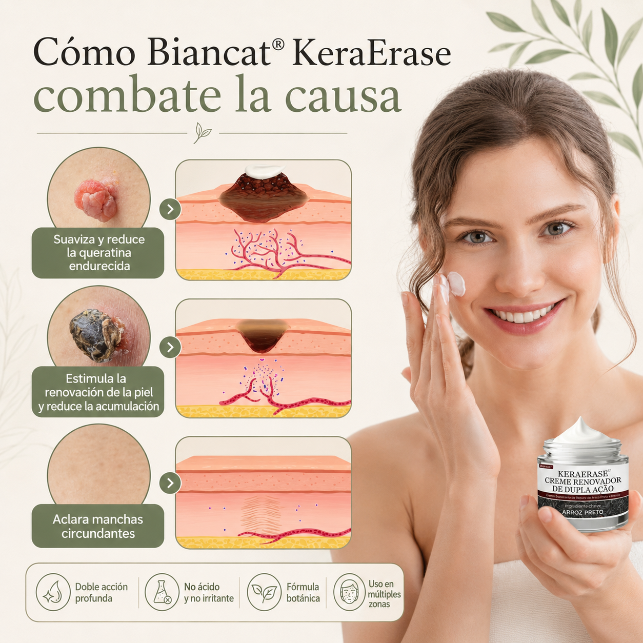 KeraErase – Crema de Cuidado Intensivo para Marcas en la Piel